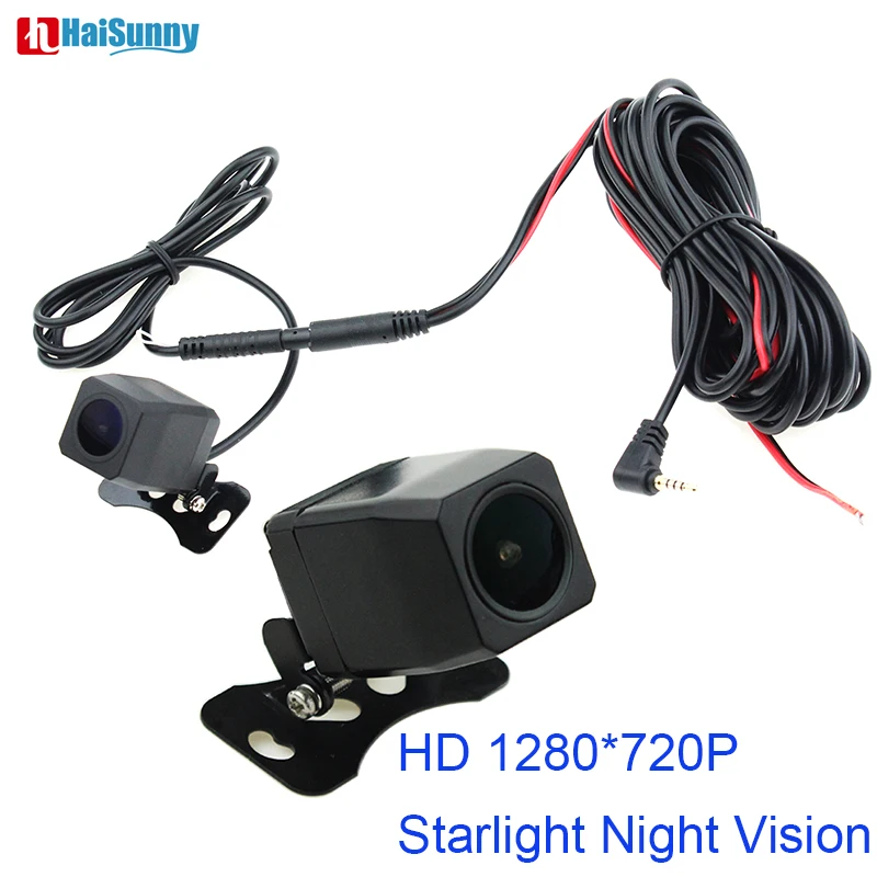 Ceny Starlight Night Vision 1280*720P MCDD kamera cofania obiektyw szerokokątny 2.5mm Jack 4 Pin dla wideorejestrator samochodowy lustrzanki