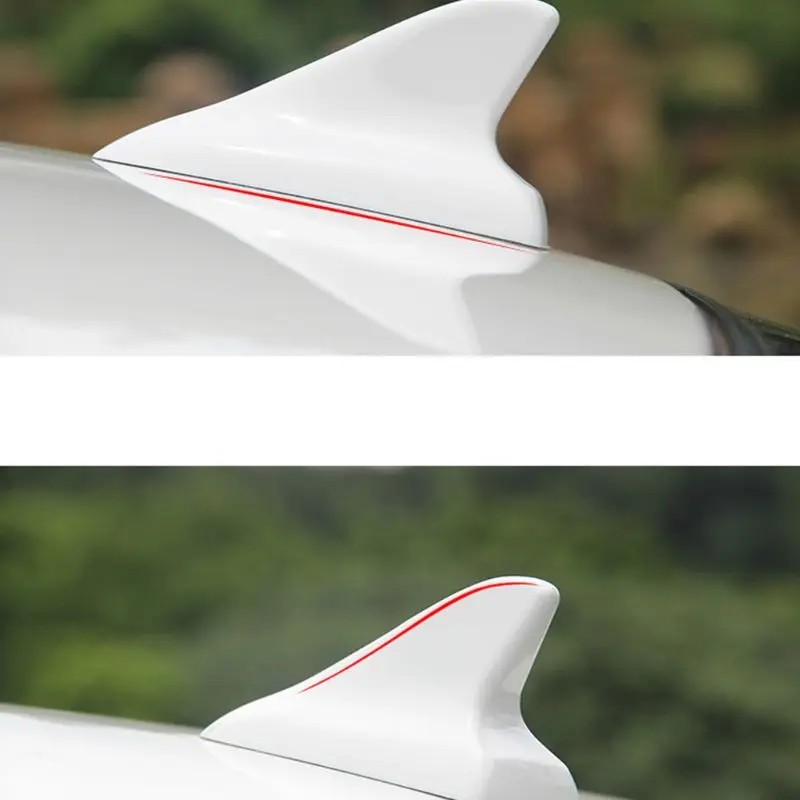 Для Nissan Honda Toyota Camry акульих плавников декоративная антенна автомобильная антенна крыша аксессуары белый красный серебристый черный Универсальный