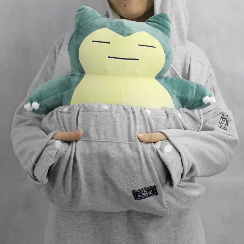 Large Pocket Mewgaroo Hoodie Cat Dog Pet Pouch Unisex Cute Ear Hoodies