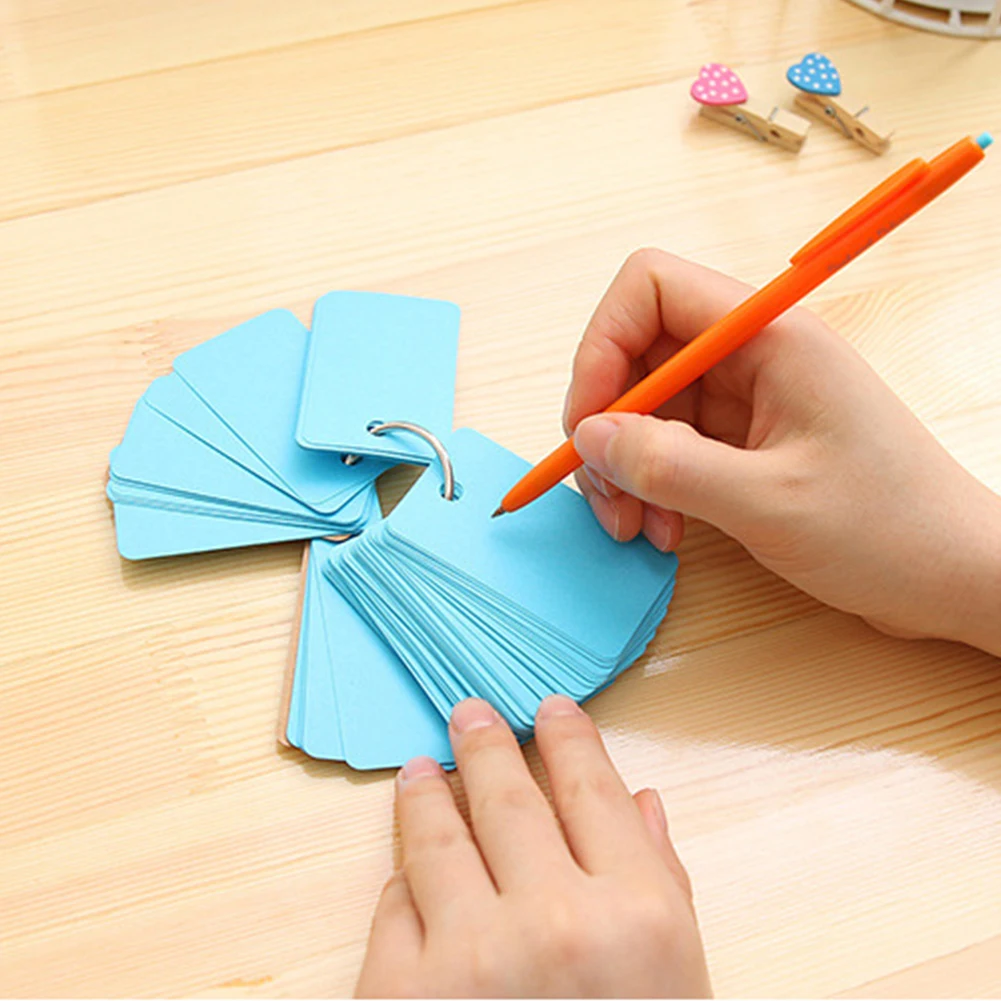 Portable Stationery Reciting Writing School Supply Notepad Vocabulary Loose-Leaf Note Book Mini Paper 7x4cm #0109