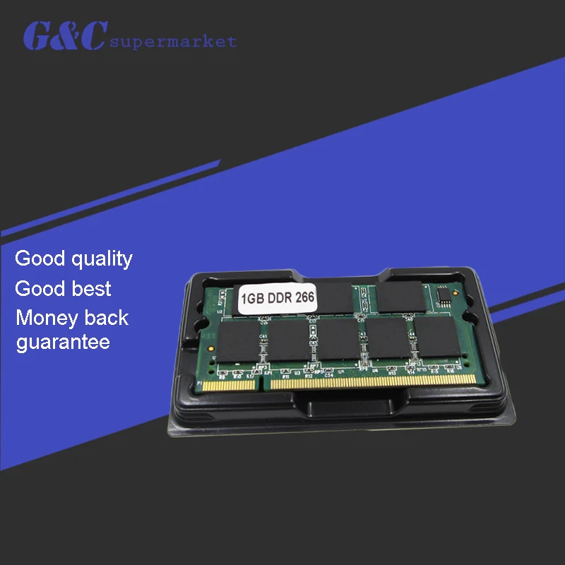 1GB DDR Memory RAM PC2100 SODIMM 200-pin 266Mhz 200PIN For Laptop Notebook Memory RAM Hight Quality