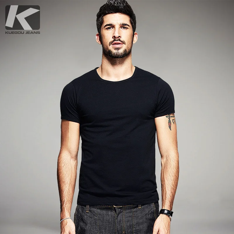 Aliexpress.com : Buy KUEGOU Summer Mens Casual T Shirts 10