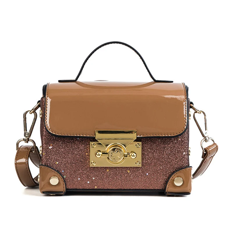 

Women Patent Leather Handbag Female Fashion Exquisite Messenger Bag Lady Party Crossbody Shoulder Bags Bolsa Sac A Main SS7217