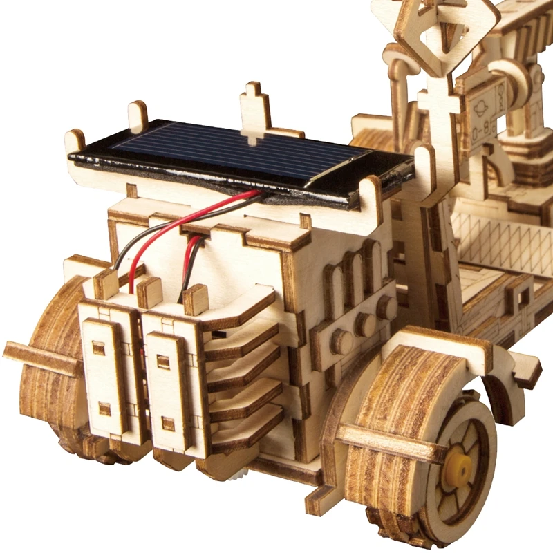 Подвижная Лунная Багги Robotime уличная игрушка на солнечной энергии 3D DIY лазерная
