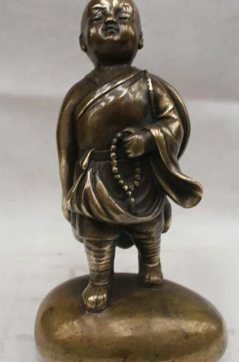 

12"Tibet Buddhism Bronze Sakyamuni Shakyamuni Amitabha monk Buddha Statue