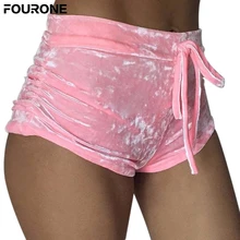 Женские шорты с высокой талией, женские летние повседневные фланелевые сексуальные шорты, Femme Ete, короткие женские шорты, популярные шорты