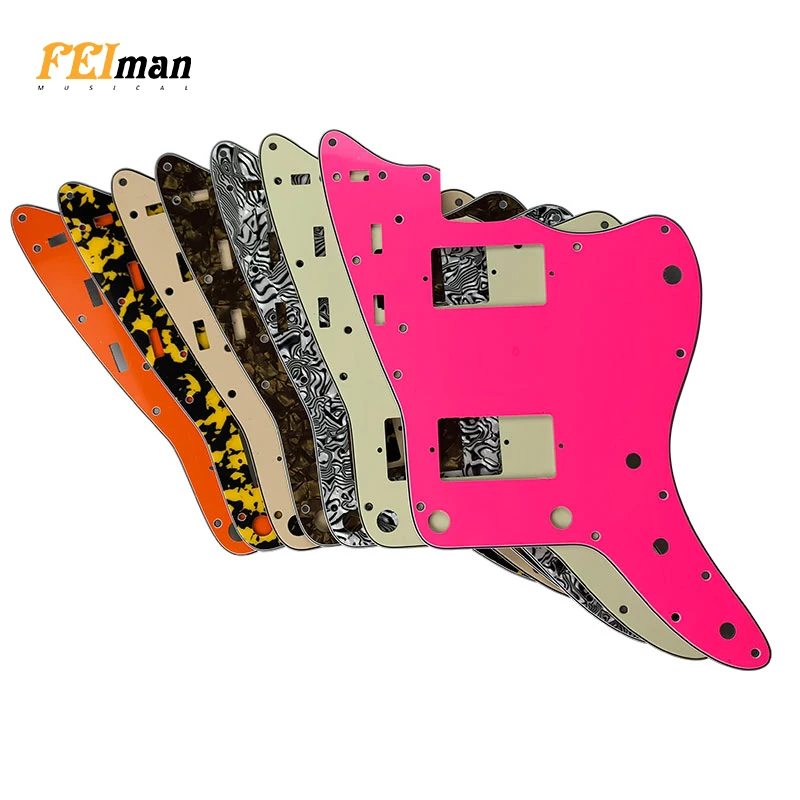 

Pleroo Guitar accessories pickguards suit for fender US Jazzmaster guitar With PAF Humbucker Scratch Plate Replacement