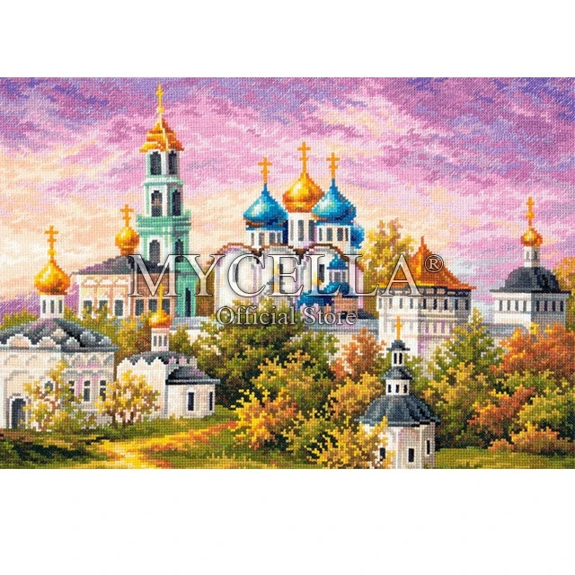 

Diy 5d Diamond Painting Cross Stitch Diamond Embroidery Religion Church Full Diamond Patterns Diamond Cross Stitch Home Decor