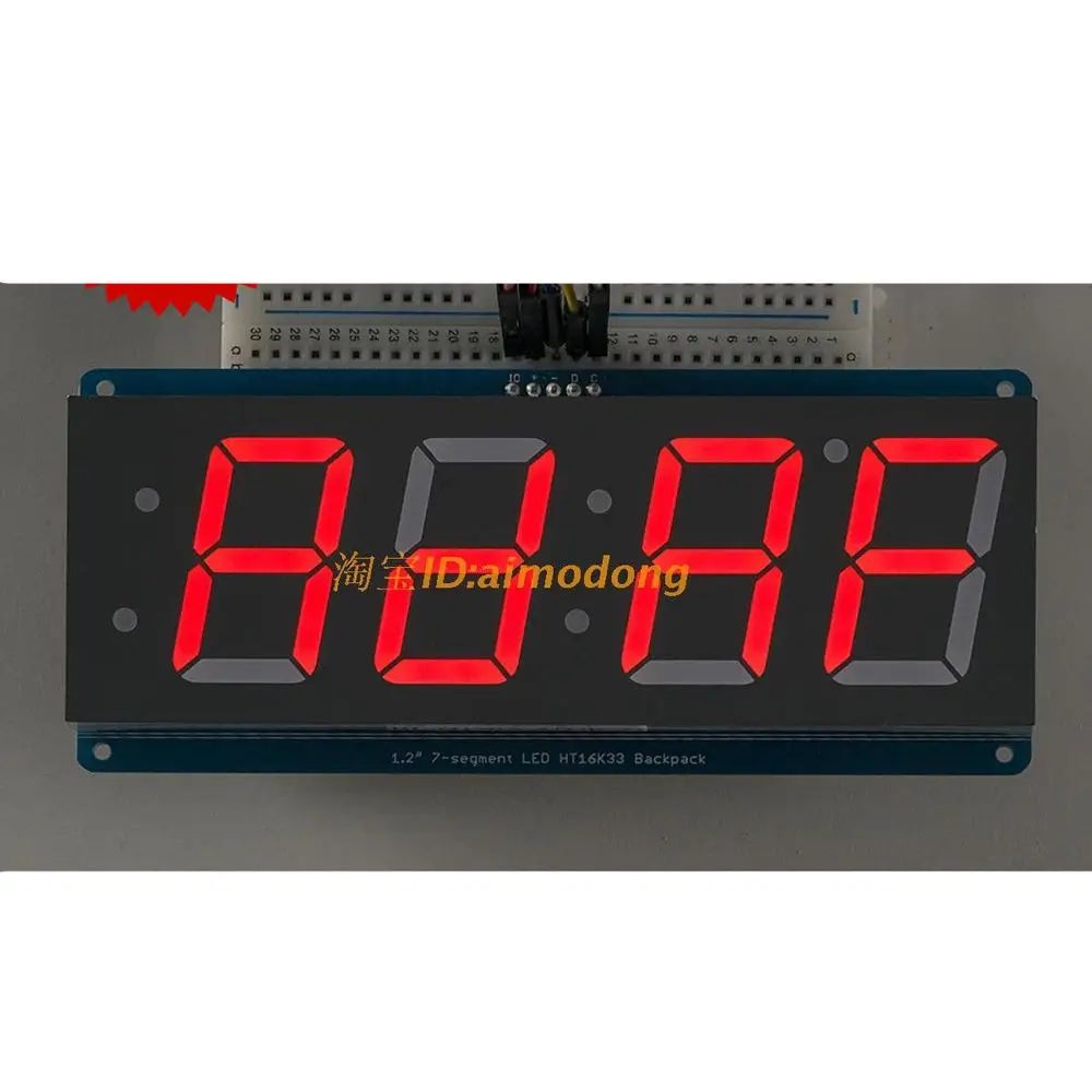 

New Red 1.2' 4 Digit 7 Seven Segment LED Display IIC voltmeter