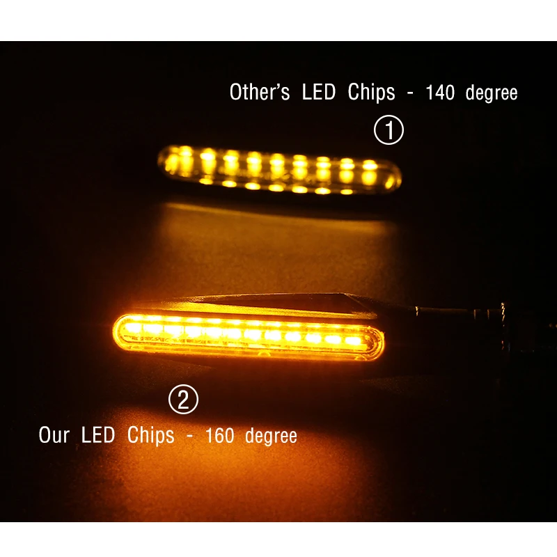 Мотоцикл поворота светодиодные светильники 12 * 335SMD хвост буфер светодиодный