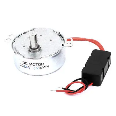 

DC 12V CCW/CW Direction 10RPM 7mm Shaft Dia Gear Motor for Microwave
