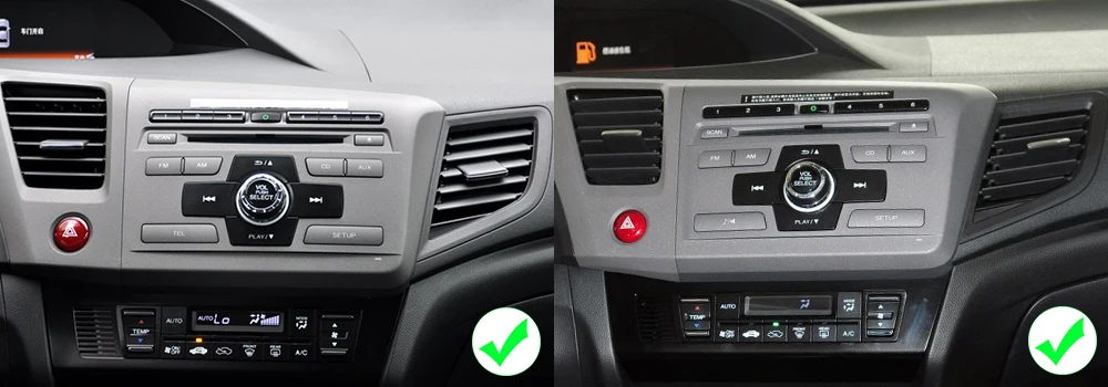 4GB android 9.0 car dvd player for Honda Civic 2012~2015 Multimedia GPS Navigation Map Autoradio WiFI Bluetooth 10