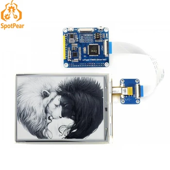 

raspberry pi 6inch lcd 800x600 e-paper e-lnk display