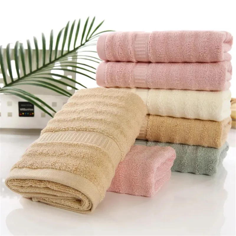 Полотенце из бамбукового волокна 35x75 см 120 г Высокое качество антибактериальное полотенце цвета слоновой кости бежевый розовый 100 штук маленькая