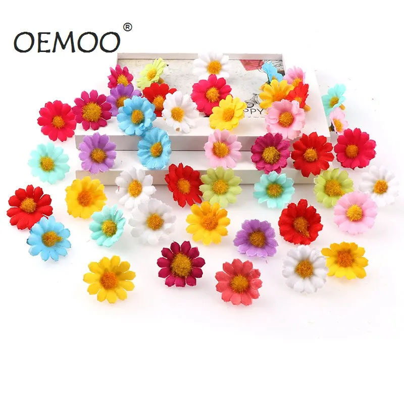 2.5cm Mini Daisy Artificial Flowers For Party Wedding Decoration Home Decor 100PC/lot
