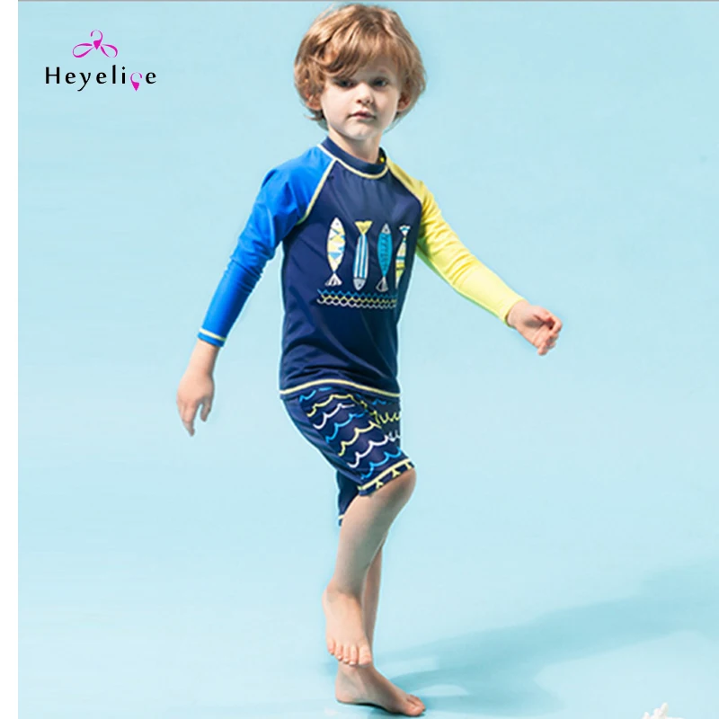 Nuevo niño ropa deportiva trajes de baño de entrenamiento de piscina de  secado rápido trajes de baño 2 piezas niños traje de baño impresión niños  encantadores trajes de baño|suit swim|suits sportswearswimsuit kids