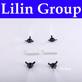 

(For KK8) Spare Parts Pack for Vacuum Cleaning Robot, Including Side Brush x 4pcs + HEPA Filter x 2pcs