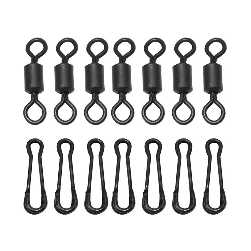 Buy 50+50 Quick Change Clips Carp Fishing Tackle Multi Clip Swivels Rings Rigs