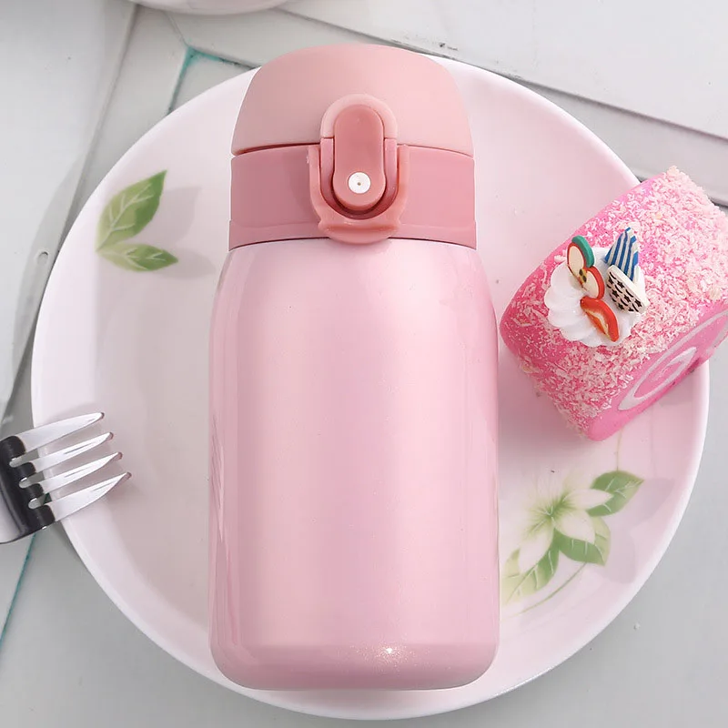 Pink Vacuum Cup Vacuum Flasks Stainless Steel thermos Bottle tasse