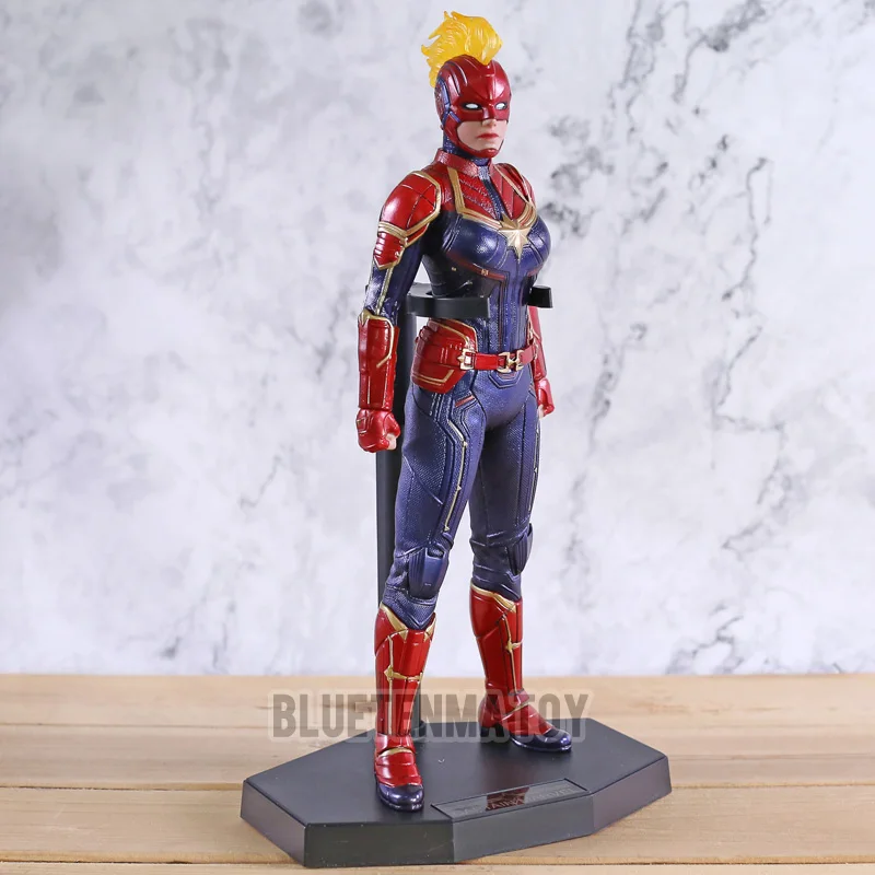 

Anime 1/6 Scale Painted Figure Captain Marvel Crazy Toys Action Figure Avengers Endgame Captain Marvel PVC figure Toy Brinquedos