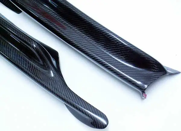 Настоящий каброн волокно передний губ SPLITTER Спойлер для BMW E90 E91 M TECH Бампер 1 пара B068