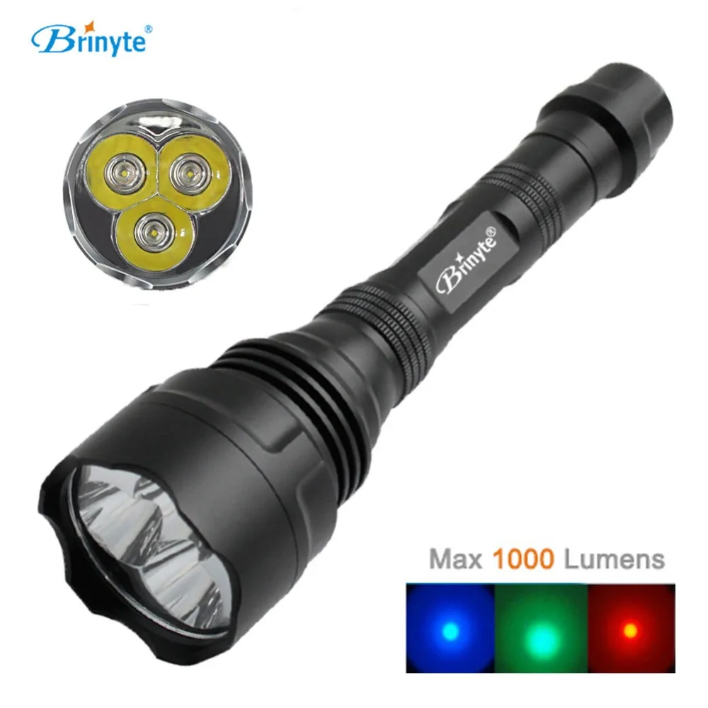 

Asafee S38 Rechargeable LED Flashlight Waterproof 1000 lumens 3 XR-E Q5 CREE LED Camping Tactical Flashlight Torch