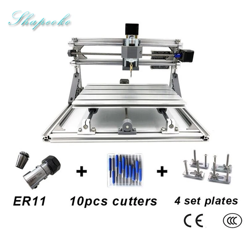 CNC 3018 ER11 DIY гравировальный станок с ЧПУ для резьбы по дереву фрезерный станок с ЧПУ для лазерной гравировки GRBL с ЧПУ завод