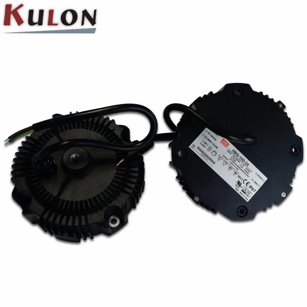 Meanwell с драйвером постоянного тока для светодиода HBG-160-24 156W 6.5A 24V pfc LED источник питания 3 в 1 затемнения с цифровым адресным интерфейсом IP67 IP65