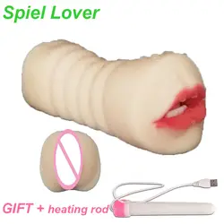 Оральный мужской мастурбатор секс-игрушки для мужчин карманные искусственная вагина Stroker Чашка мягкая силиконовая искусственная вагина