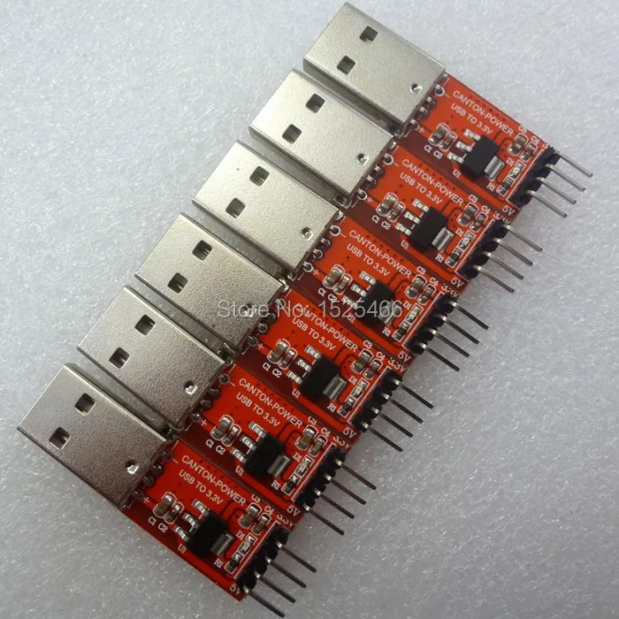 

6pcs USB DC/DC 5V to 3.3V Multipurpose Voltage Regulator Buck Module for esp8266 breadboard Zigbee FPGA CPLD Development Board