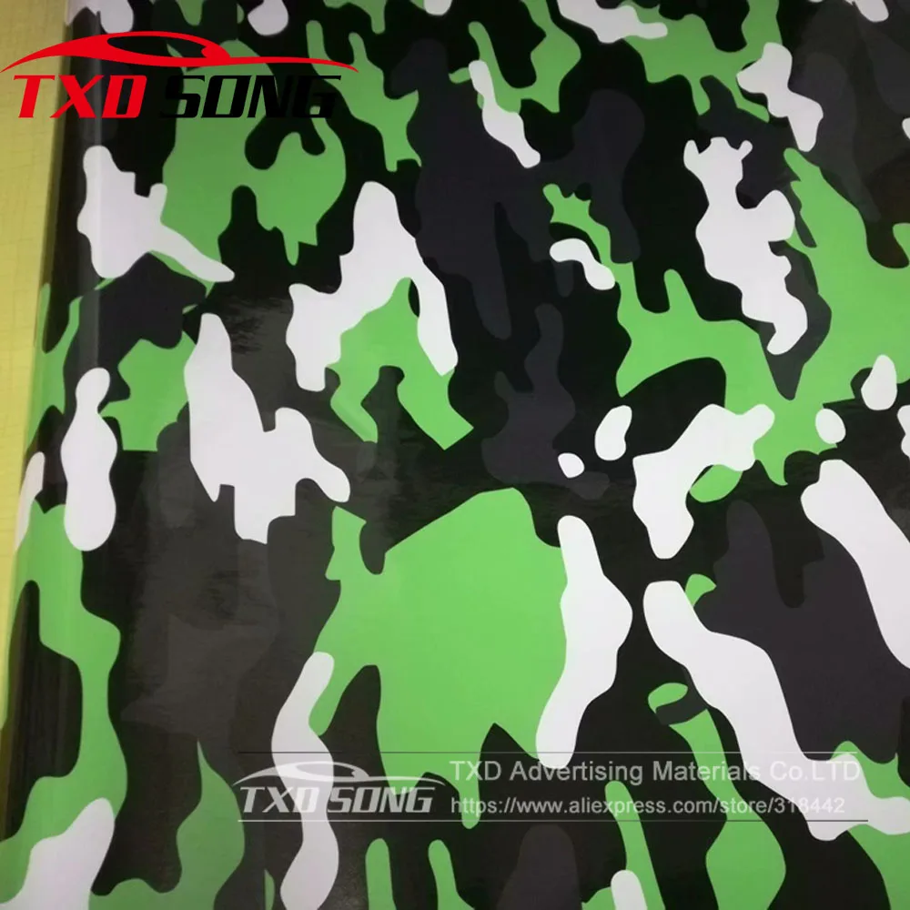Ibiza Veteran 2015 Camo Fabric Wristband Lime Green Neon Camouflage 