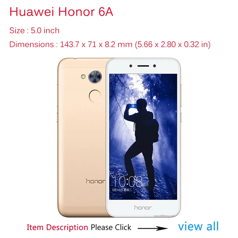 Coque чехол на Honor 6A Чехлы для Huawei Honor 6 A чехол Dli Tl20 Флип кожаный роскошный золотой защитный прозрачный вид окно