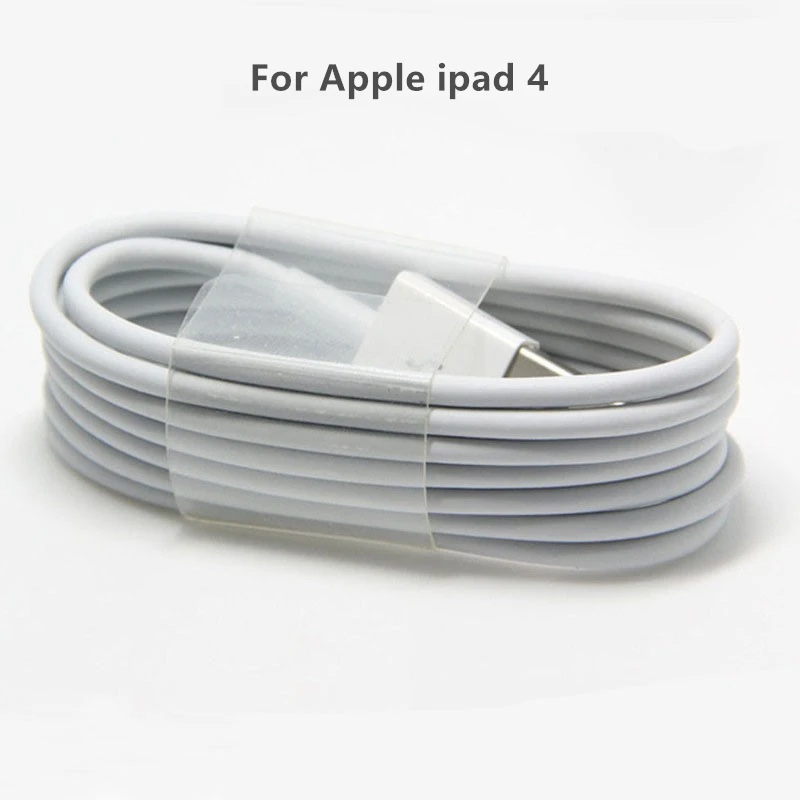 Charging Cable 1Meter USB Sync Data Charging Charger Cable For Apple ipad 4 Cord White Black