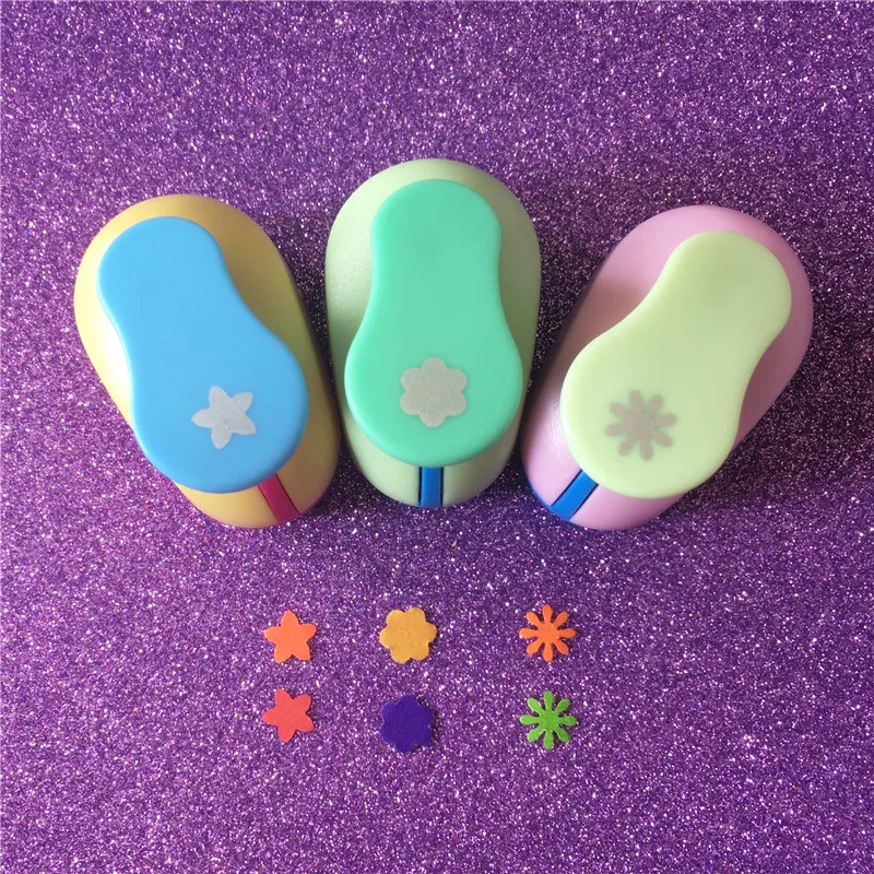 Free Shipping 3PCS Petal Shaped 3/8"(8mm) craft punch set Scrapbook DIY Bloom Puncher Paper