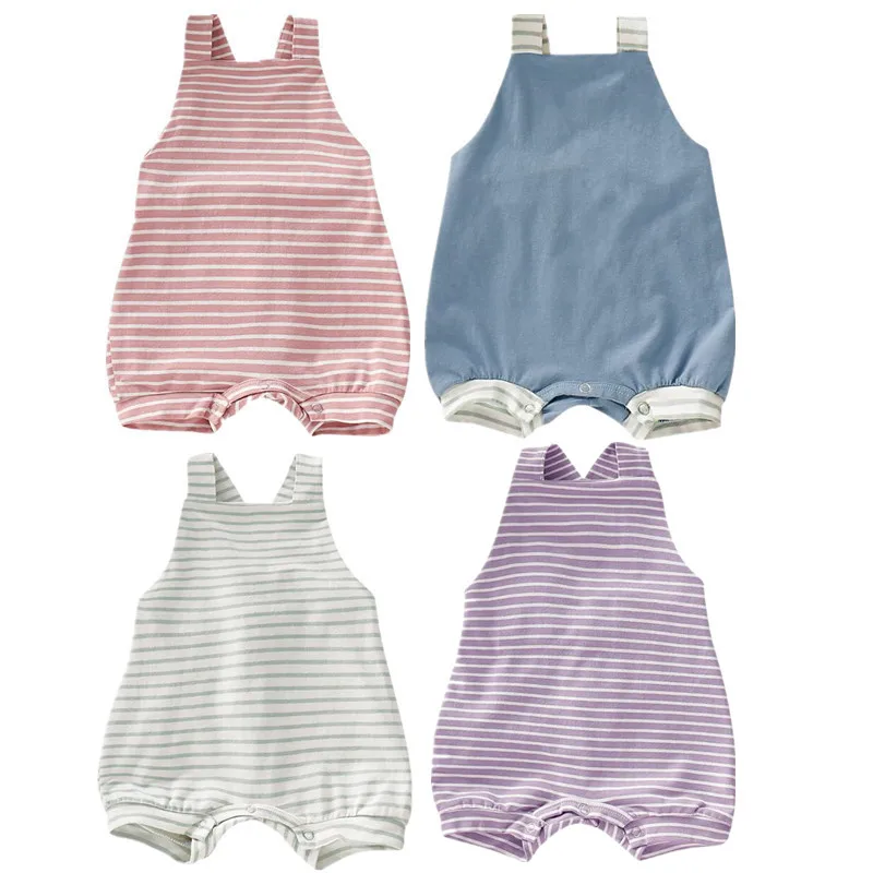

Toddler Baby Clothes Baby Romper Newborn Baby Boy Girl Stripes Romper Jumpsuit Outfits Playsuit Clothes
