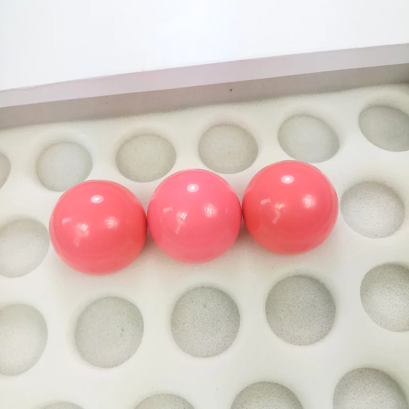 xmlivet 3pcs 5.25cm Pink color Single ball Resin 2 1/16 inch Snooker Balls Hot Sale Billiards snooker accessories
