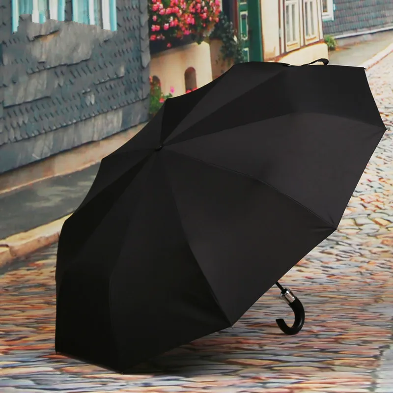 

Large Automatic Umbrella for Men Windproof Rain Woman Golf Business Gift Male Umbrella Fully Auto Open Close Umbrella