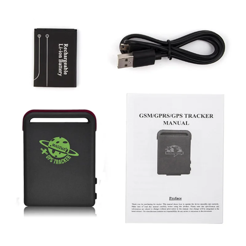 Real-time GPS/GSM/GPRS Car GPS Tracker TK102 Vehicle Car Tracking Device Real Time Location Over Speed Alarm tk102b