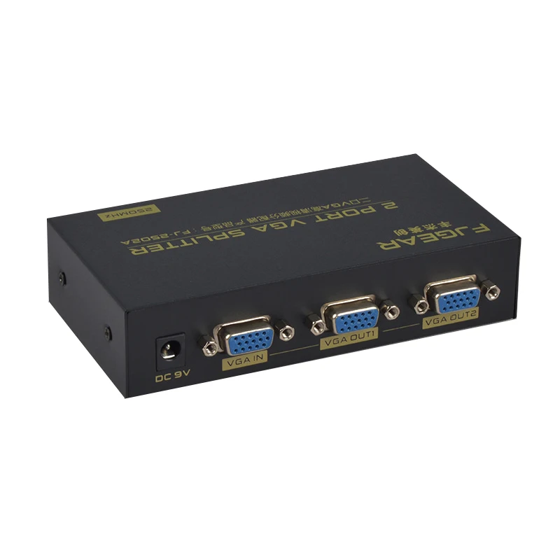 2 порта VGA splitter 1920*1440 для ноутбука видеорегистратор для компьютера и проектора дисплей HDTV VGA Видео сплиттер