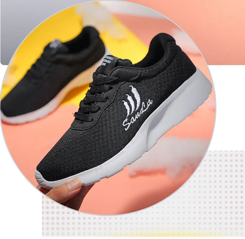 CAGILKZEL 2019 Summer Sneakers Women Shoes Breathable Mesh Shoes Woman Lace-up Tenis Feminino Walking Shoes For Zapatillas Mujer (11)
