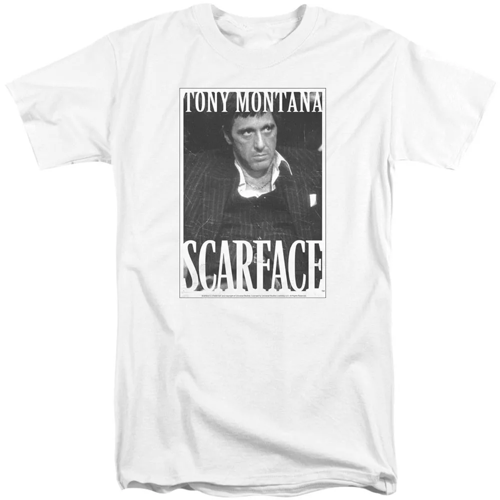 2019 забавная Футболка мужская новинка футболка Scarface Бизнес лицо взрослая высокий