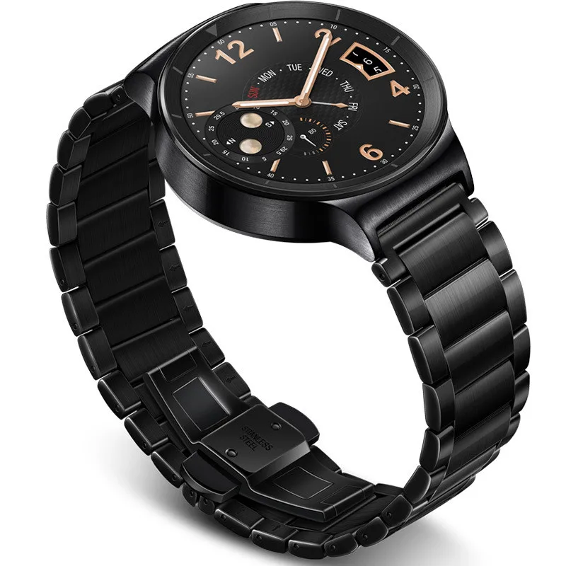 18mm replacement watch Band strap for huawei smart Butterfly buckle Stainless Steel Link + Tool | Электроника