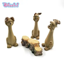 3pcs No See No Listen Speak Listen Rabbit Christmas Hat Animal Cartoon figures Girl Boy toys anime Figurine home decoration 3pcs No See No Listen Speak Listen Rabbit Christmas Hat Animal Cartoon figures Girl Boy toys anime Figurine home decoration