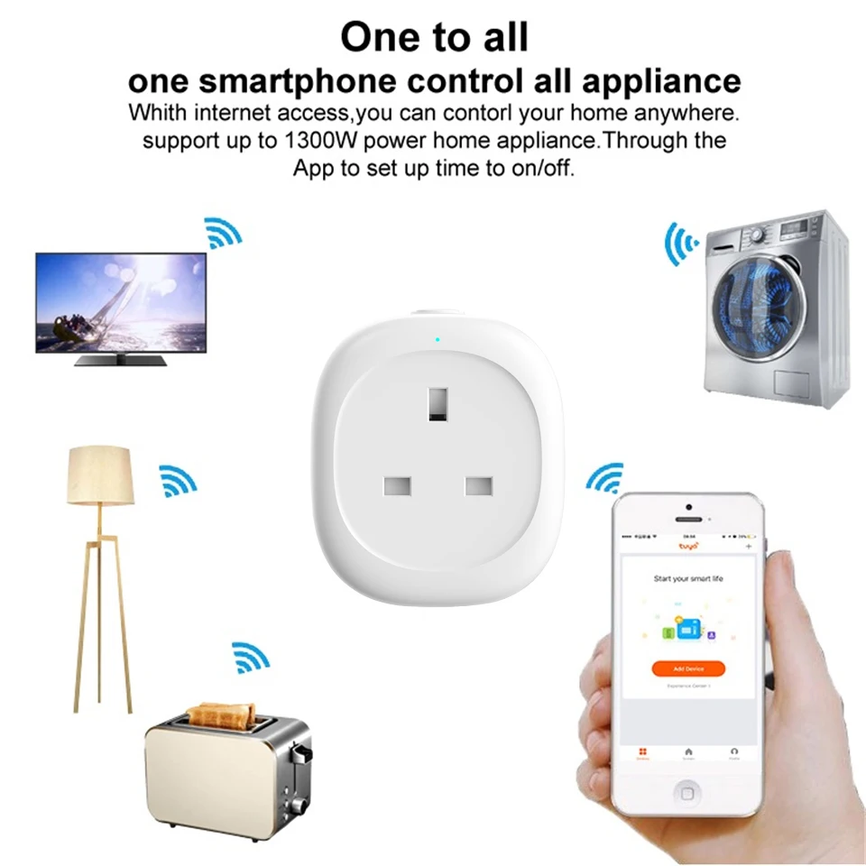 Tomada do Aplicativo Móvel de Controle Monitor de Energia Funciona com Alexa Inicial do Google sem Hub Reino Unido Wifi Inteligente Soquete Plug Power Remoto Necessário 11 Cheap Soquetes elétricos