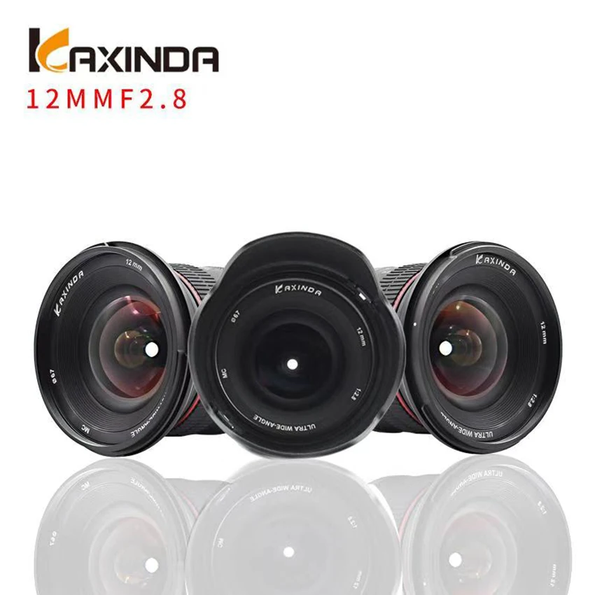 KAXINDA 12 мм/F2.8 Широкоугольный Micro m4/3 с одним объективом для Олимпус для Nikon Canon EOS-M для цифровой фотокамеры Fuji для цифрового фотоаппарата Panasonic Камера объектив