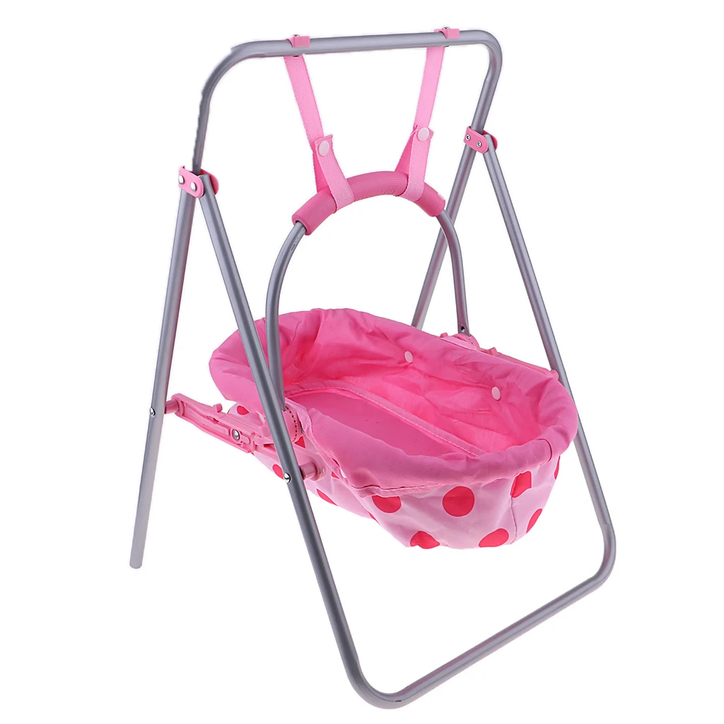 Doll Funny Playset Baby Carrier Seat Swing Baby Doll Accessory Dollhouse Decoration Nursery Furniture Toys