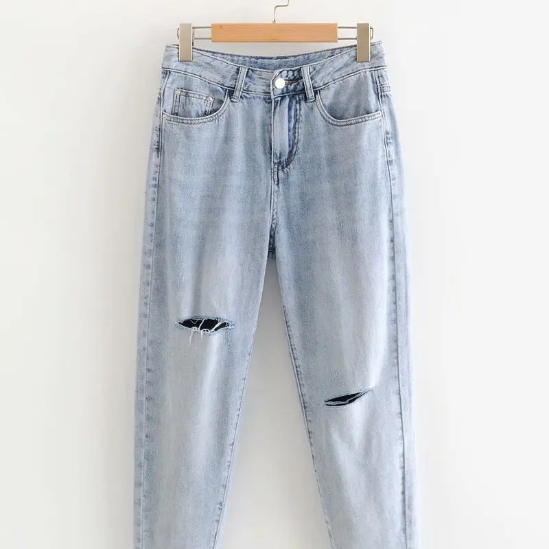 

Popular new HY65-8662 European and American fashion jeans
