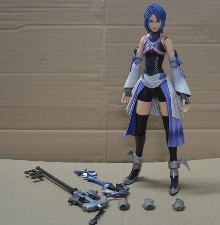 Kingdom Hearts Aqua ограниченная версия модель KitAction ПВХ Рисунок 23 см