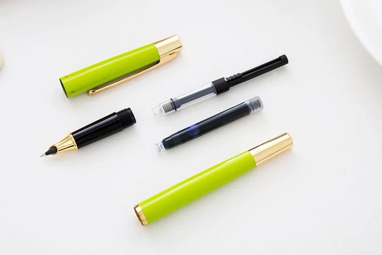 10 шт синий или черный или красный или зеленый диаметр 3,4 мм перьевая ручка чернильные картриджи