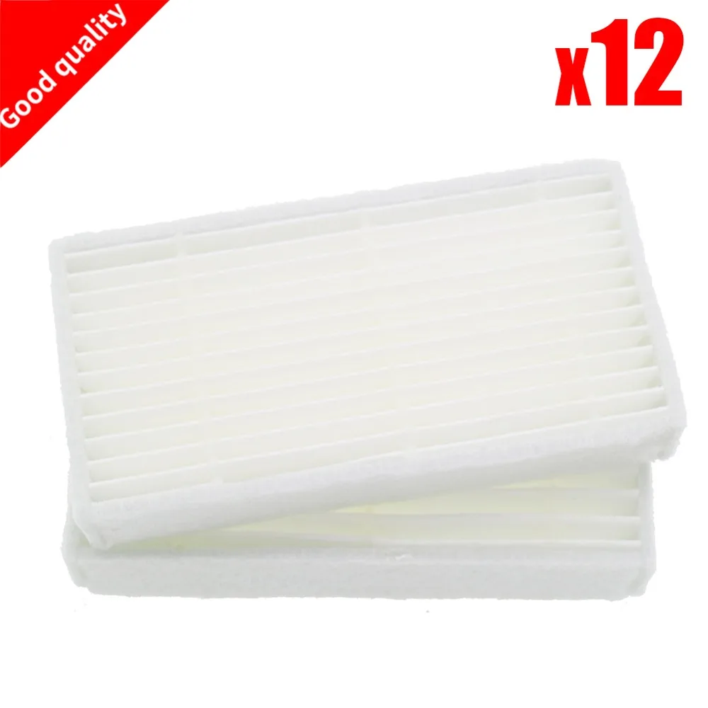 

12pcs Vacuum Cleaner Filters HEPA Filter for ECOVACS CR130 cr120 CEN540 CEN250 ML009 CHUWI V3 iLife V5 V3+ V5PRO Cleaner Parts